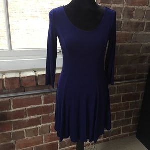 Blue F21 skater dress